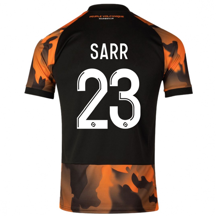 Kids Ismaïla Sarr #23 Black Orange Third Jersey 2023/24 T-Shirt Australia