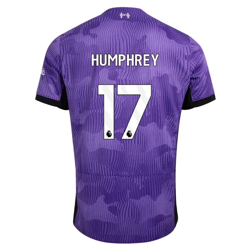 Men  Carla Humphrey #17 Purple Third Jersey 2023/24 T-Shirt Australia