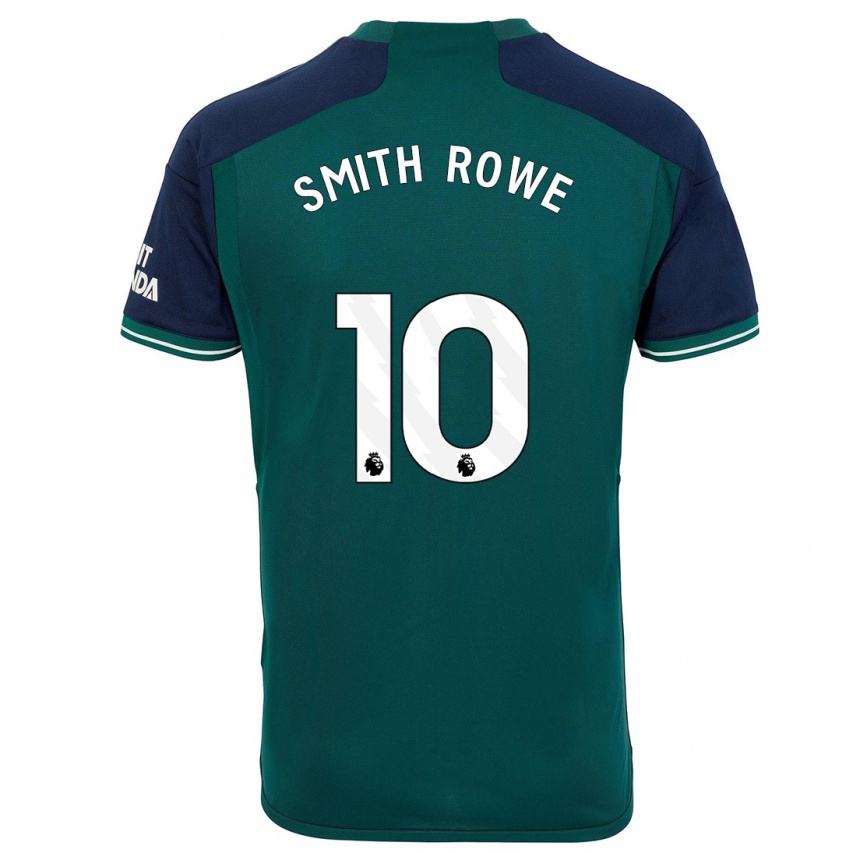 Men  Emile Smith Rowe #10 Green Third Jersey 2023/24 T-Shirt Australia