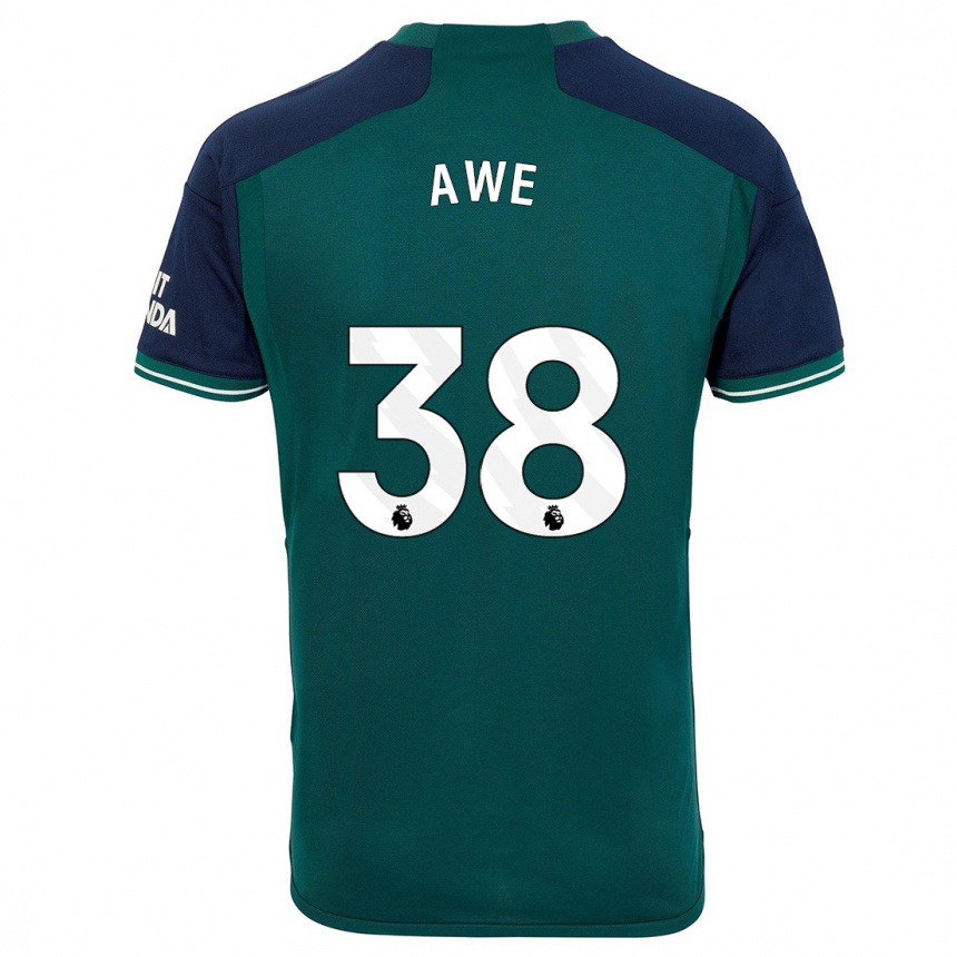 Men  Zach Awe #38 Green Third Jersey 2023/24 T-Shirt Australia