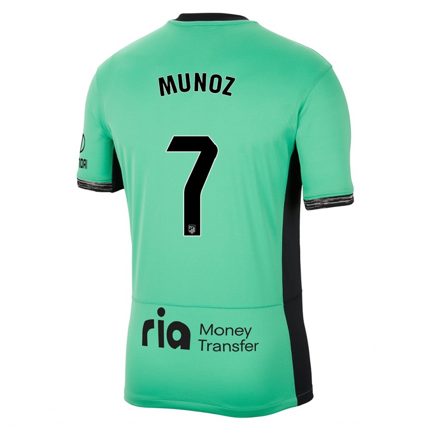 Men  Joaquin Munoz #7 Spring Green Third Jersey 2023/24 T-Shirt Australia