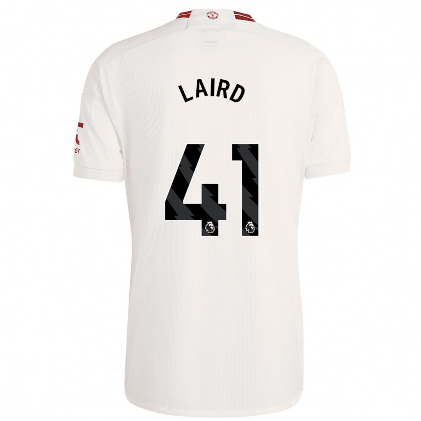 Women  Ethan Laird #41 White Third Jersey 2023/24 T-Shirt Australia