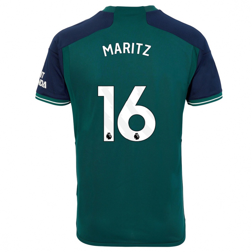 Women  Noelle Maritz #16 Green Third Jersey 2023/24 T-Shirt Australia