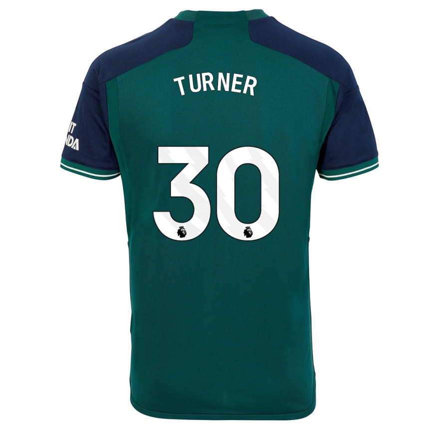 Women  Matt Turner #30 Green Third Jersey 2023/24 T-Shirt Australia