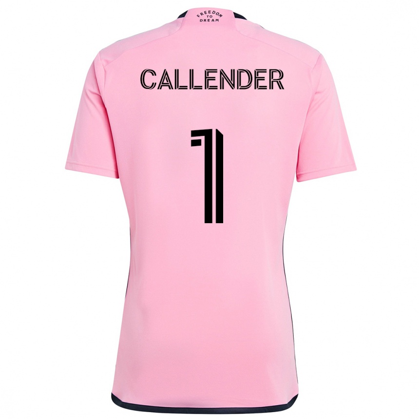 Kids Football Drake Callender #1 Pink Home Jersey 2024/25 T-Shirt Australia