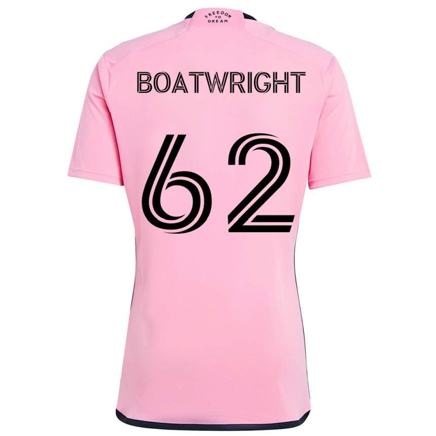 Kids Football Israel Boatwright #62 Pink Home Jersey 2024/25 T-Shirt Australia