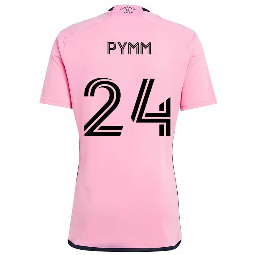 Kids Football Jack Pymm #24 Pink Home Jersey 2024/25 T-Shirt Australia