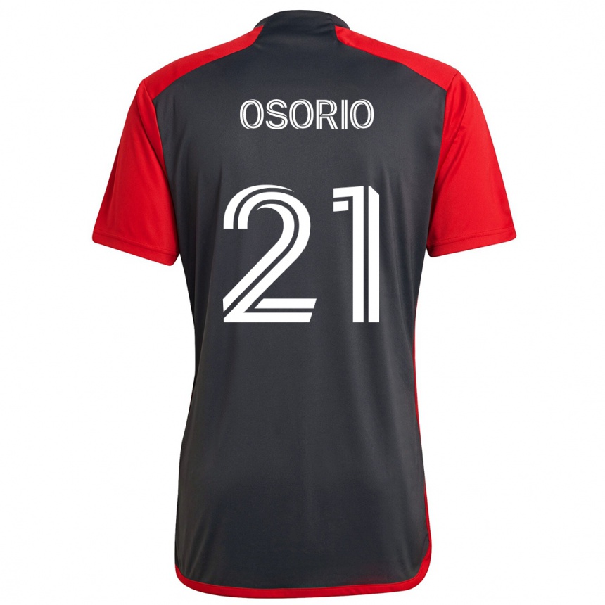 Kids Football Jonathan Osorio #21 Grayn Red Home Jersey 2024/25 T-Shirt Australia