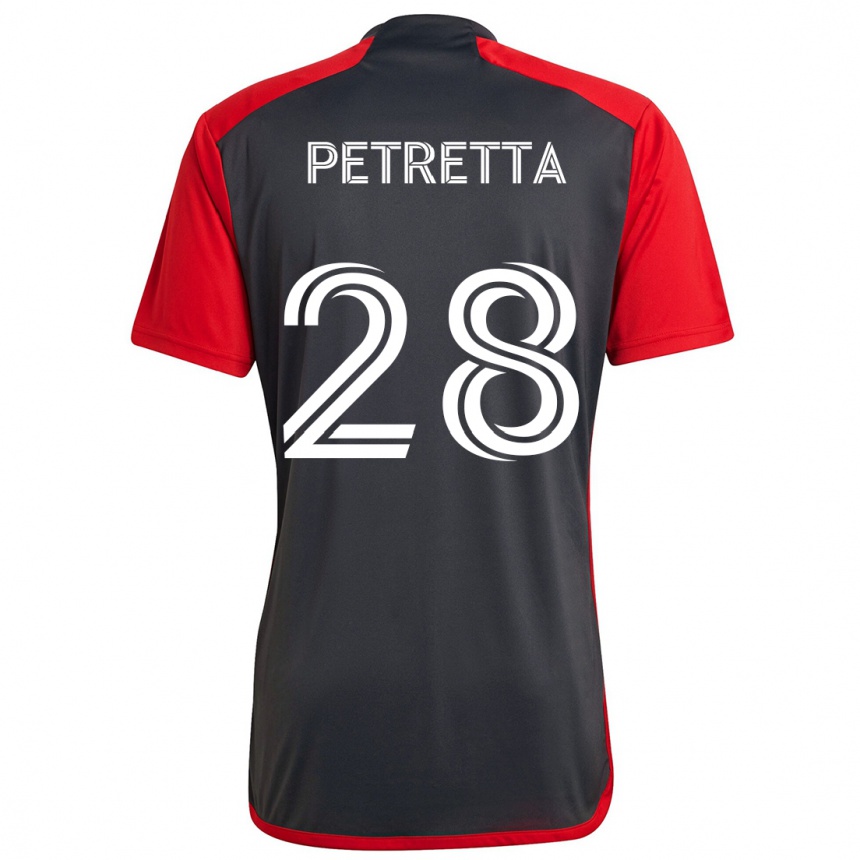 Kids Football Raoul Petretta #28 Grayn Red Home Jersey 2024/25 T-Shirt Australia