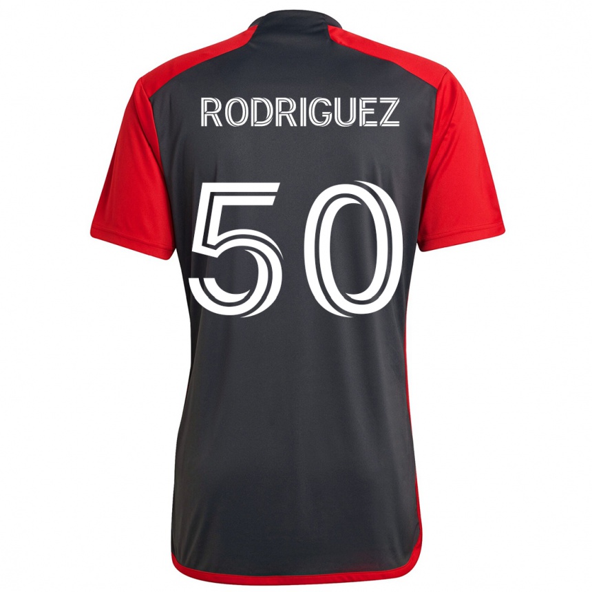 Kids Football Abraham Rodriguez #50 Grayn Red Home Jersey 2024/25 T-Shirt Australia