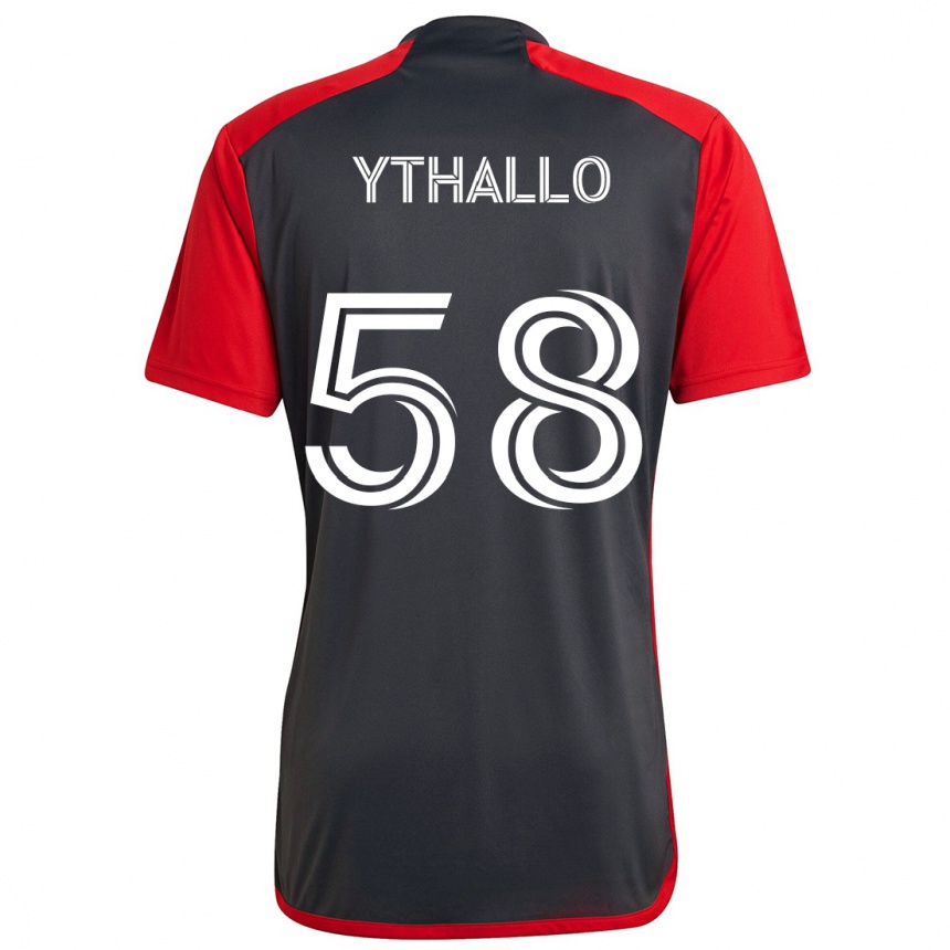 Kids Football Ythallo #58 Grayn Red Home Jersey 2024/25 T-Shirt Australia