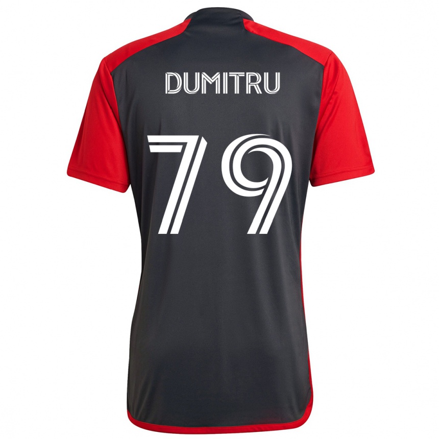 Kids Football Andrei Dumitru #79 Grayn Red Home Jersey 2024/25 T-Shirt Australia