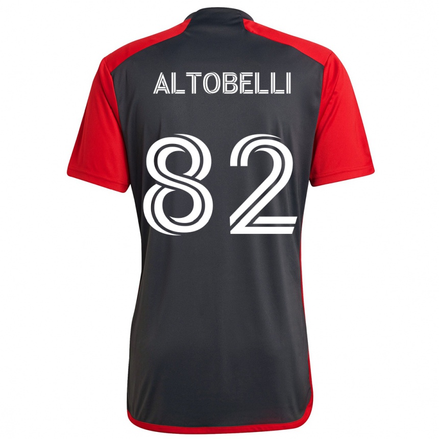 Kids Football Julian Altobelli #82 Grayn Red Home Jersey 2024/25 T-Shirt Australia