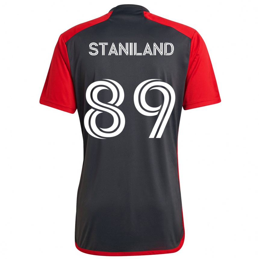 Kids Football Charlie Staniland #89 Grayn Red Home Jersey 2024/25 T-Shirt Australia