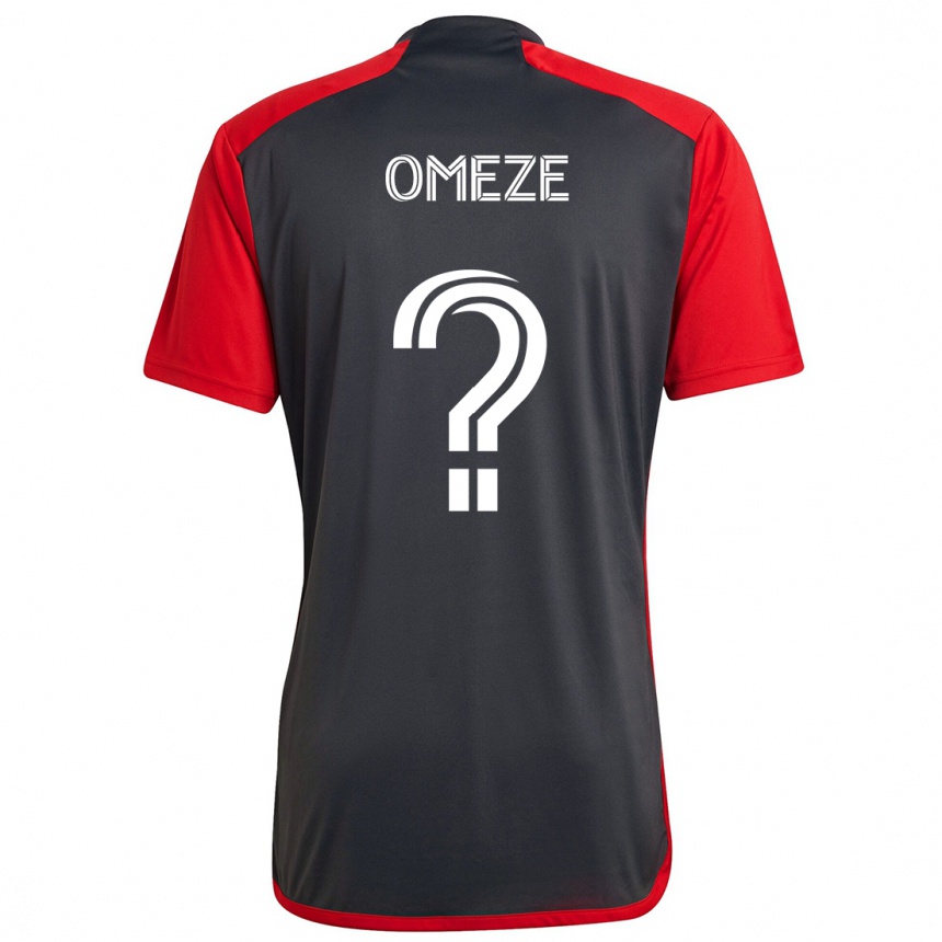 Kids Football Chimere Omeze #0 Grayn Red Home Jersey 2024/25 T-Shirt Australia