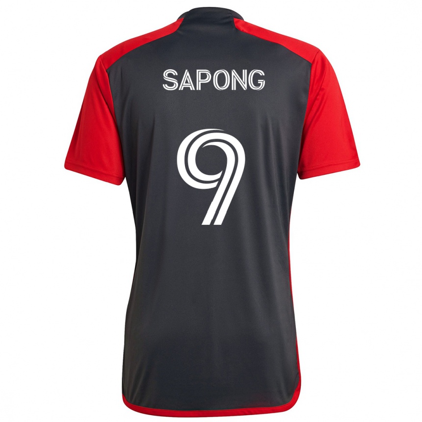 Kids Football C.j. Sapong #9 Grayn Red Home Jersey 2024/25 T-Shirt Australia