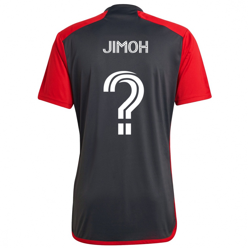 Kids Football Shola Jimoh #0 Grayn Red Home Jersey 2024/25 T-Shirt Australia