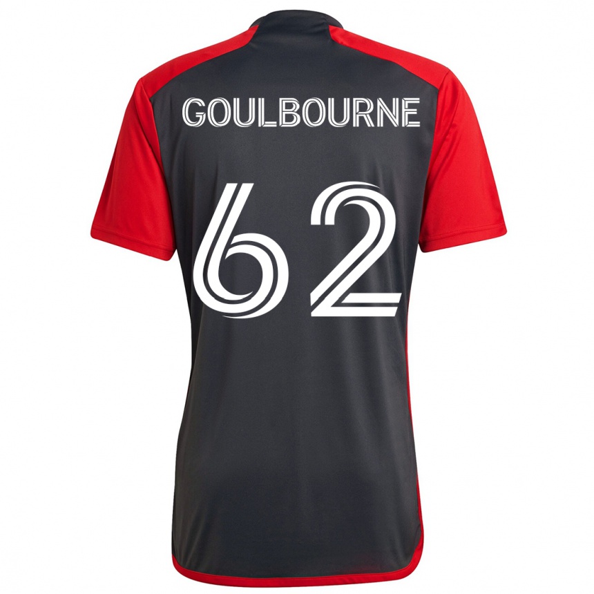 Kids Football Rohan Goulbourne #62 Grayn Red Home Jersey 2024/25 T-Shirt Australia