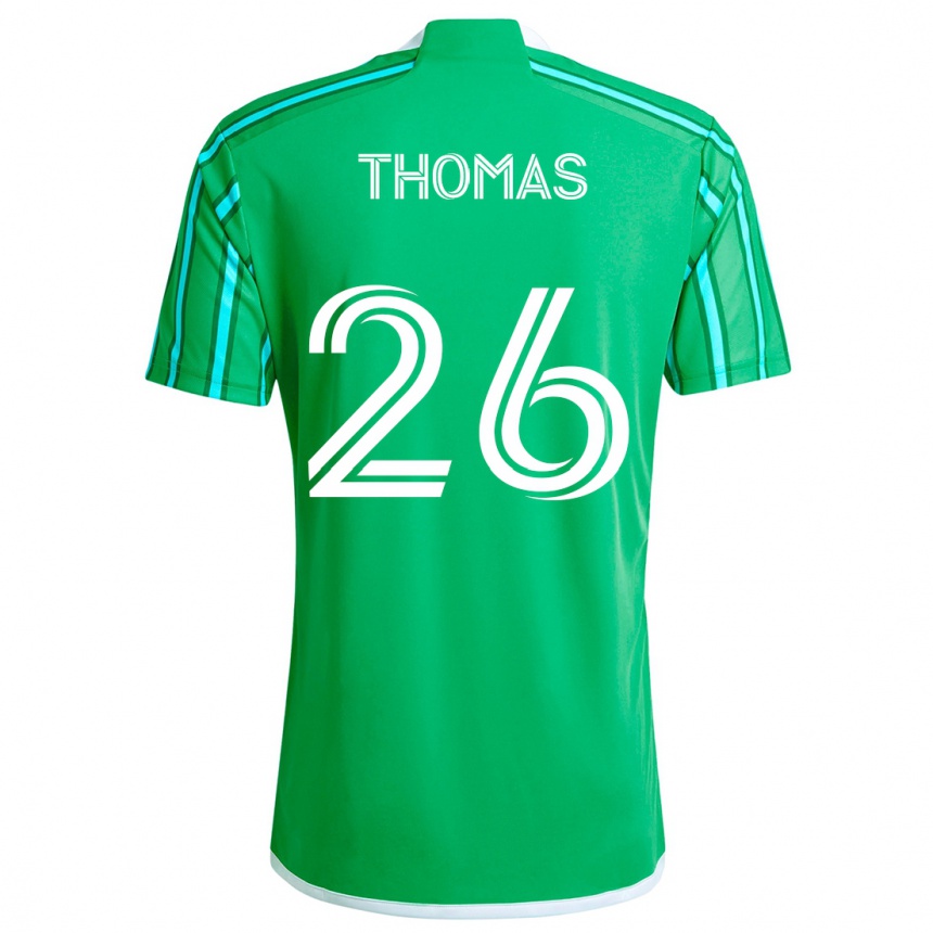 Kids Football Andrew Thomas #26 Green White Home Jersey 2024/25 T-Shirt Australia