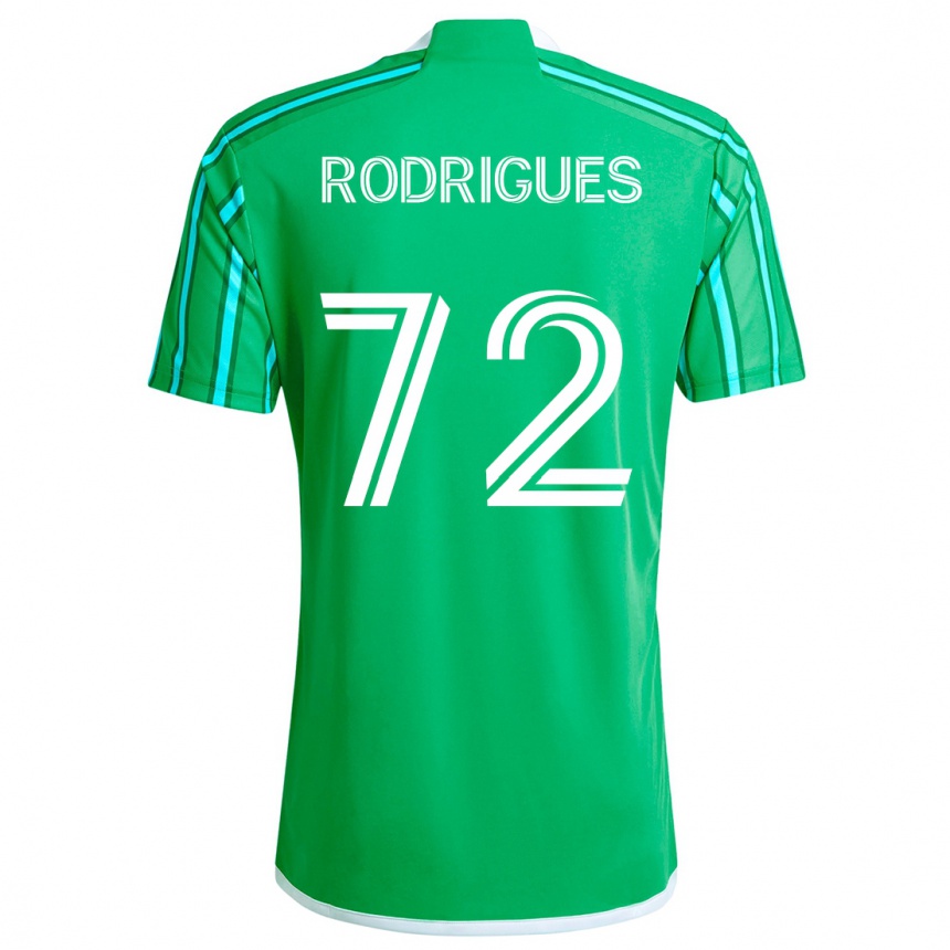 Kids Football Braudílio Rodrigues #72 Green White Home Jersey 2024/25 T-Shirt Australia