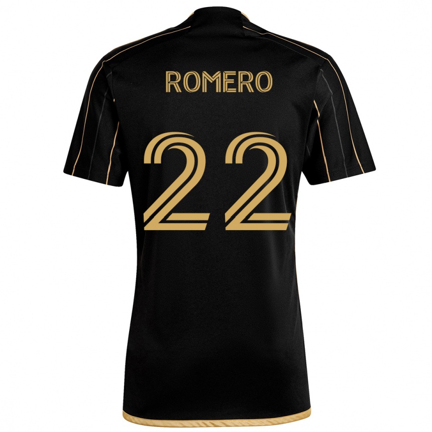 Kids Football Abraham Romero #22 Black Gold Home Jersey 2024/25 T-Shirt Australia