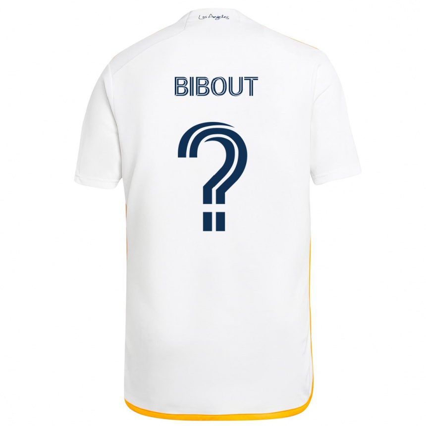 Kids Football Aaron Bibout #0 White Yellow Home Jersey 2024/25 T-Shirt Australia