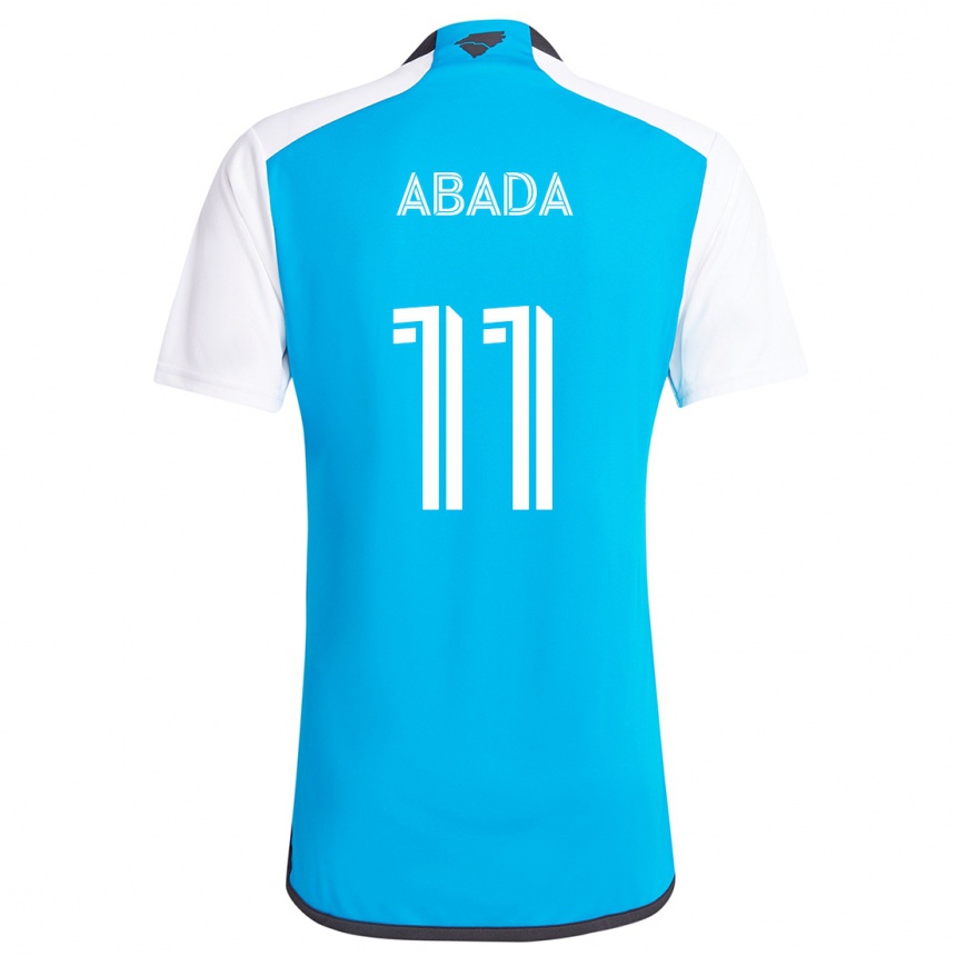 Kids Football Liel Abada #11 Blue White Home Jersey 2024/25 T-Shirt Australia