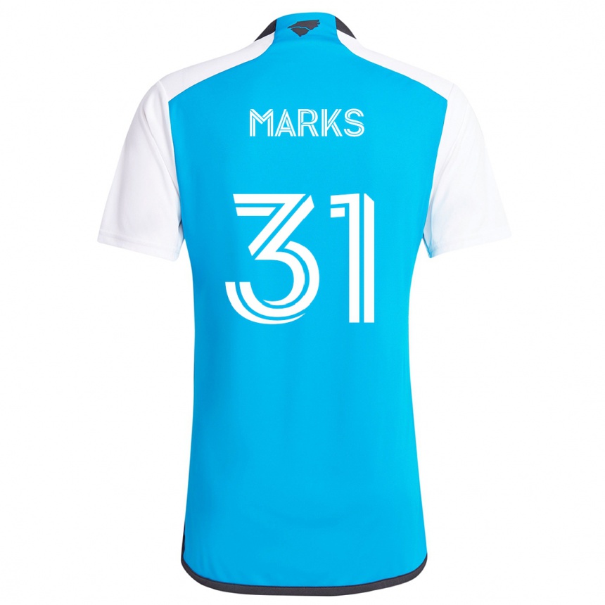 Kids Football George Marks #31 Blue White Home Jersey 2024/25 T-Shirt Australia