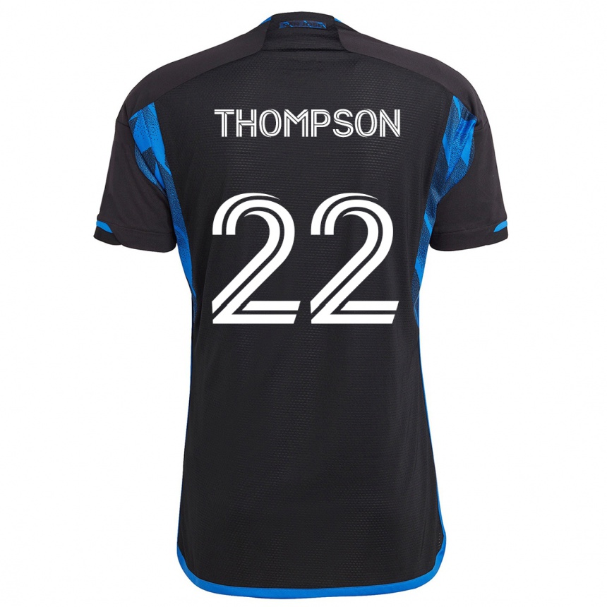 Kids Football Tommy Thompson #22 Blue Black Home Jersey 2024/25 T-Shirt Australia