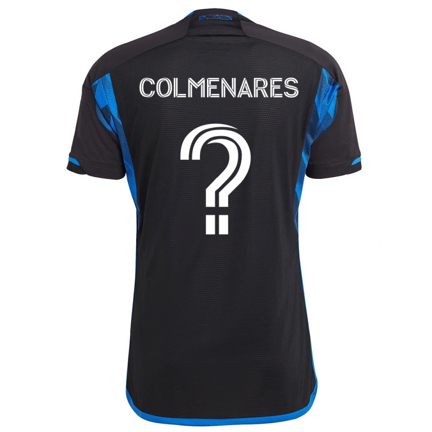 Kids Football Mateo Colmenares #0 Blue Black Home Jersey 2024/25 T-Shirt Australia