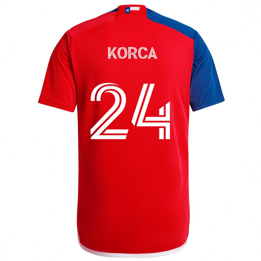 Kids Football Amet Korca #24 Blue Red Home Jersey 2024/25 T-Shirt Australia