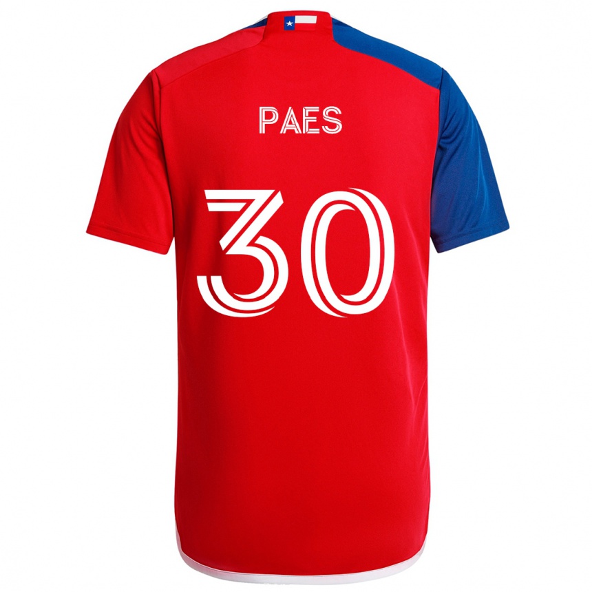 Kids Football Maarten Paes #30 Blue Red Home Jersey 2024/25 T-Shirt Australia