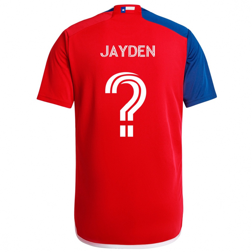 Kids Football Rus Jayden #0 Blue Red Home Jersey 2024/25 T-Shirt Australia