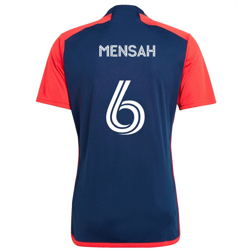 Kids Football Jonathan Mensah #6 Blue Red Home Jersey 2024/25 T-Shirt Australia