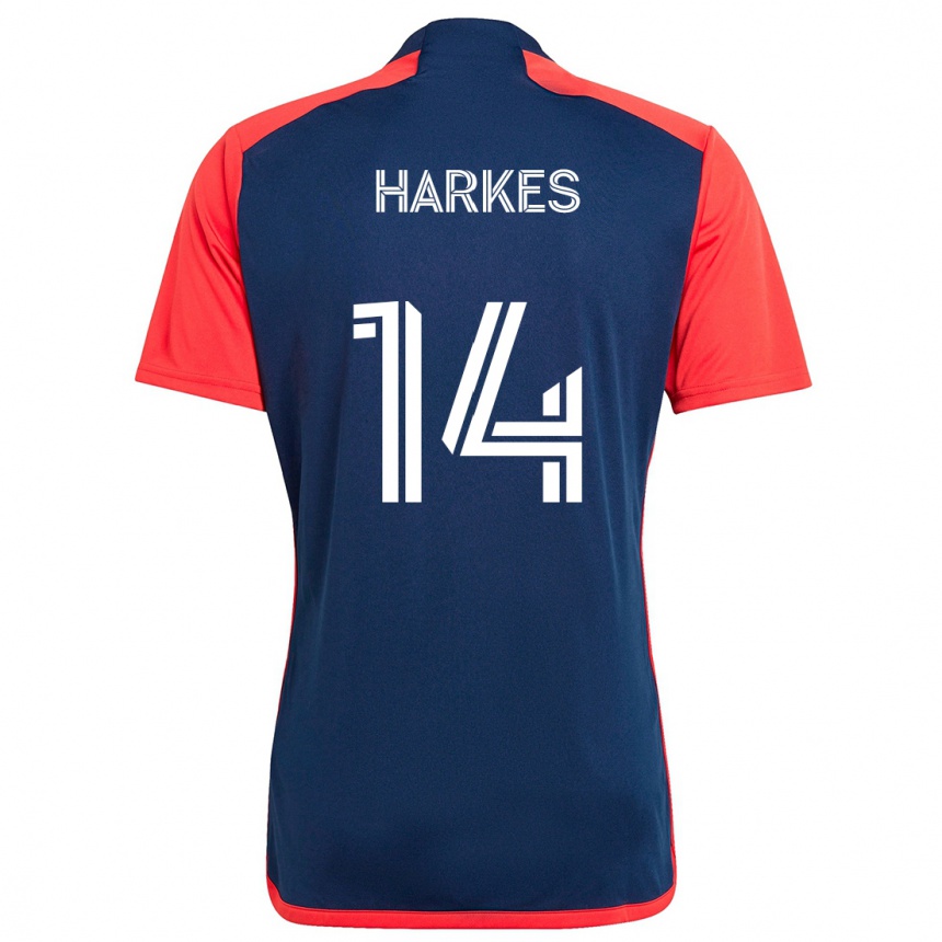 Kids Football Ian Harkes #14 Blue Red Home Jersey 2024/25 T-Shirt Australia