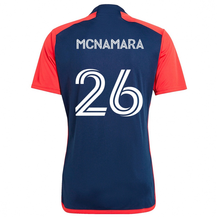 Kids Football Tommy Mcnamara #26 Blue Red Home Jersey 2024/25 T-Shirt Australia