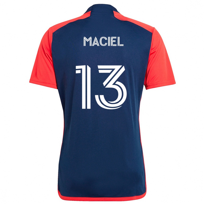 Kids Football Maciel #13 Blue Red Home Jersey 2024/25 T-Shirt Australia