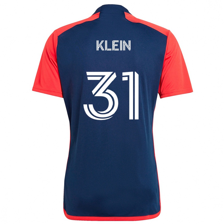 Kids Football Eric Klein #31 Blue Red Home Jersey 2024/25 T-Shirt Australia