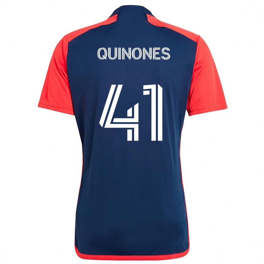 Kids Football Colby Quiñónes #41 Blue Red Home Jersey 2024/25 T-Shirt Australia