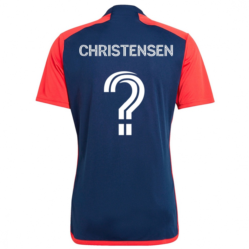 Kids Football Kevin Christensen #0 Blue Red Home Jersey 2024/25 T-Shirt Australia