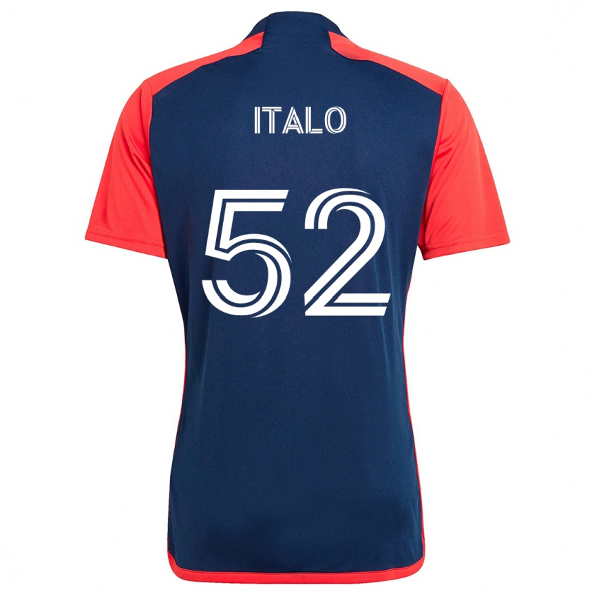 Kids Football Ítalo #52 Blue Red Home Jersey 2024/25 T-Shirt Australia