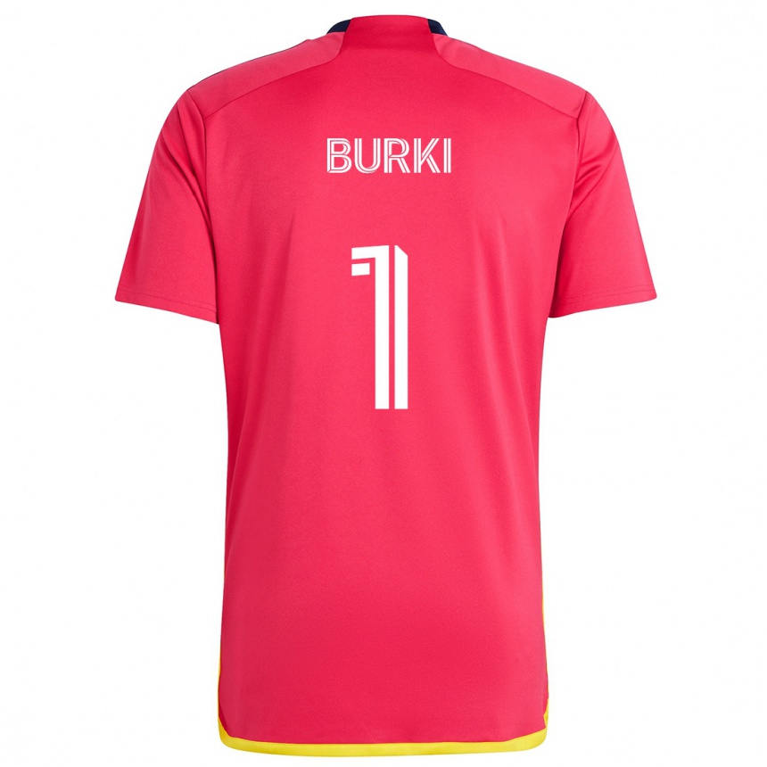 Kids Football Roman Bürki #1 Red Blue Home Jersey 2024/25 T-Shirt Australia