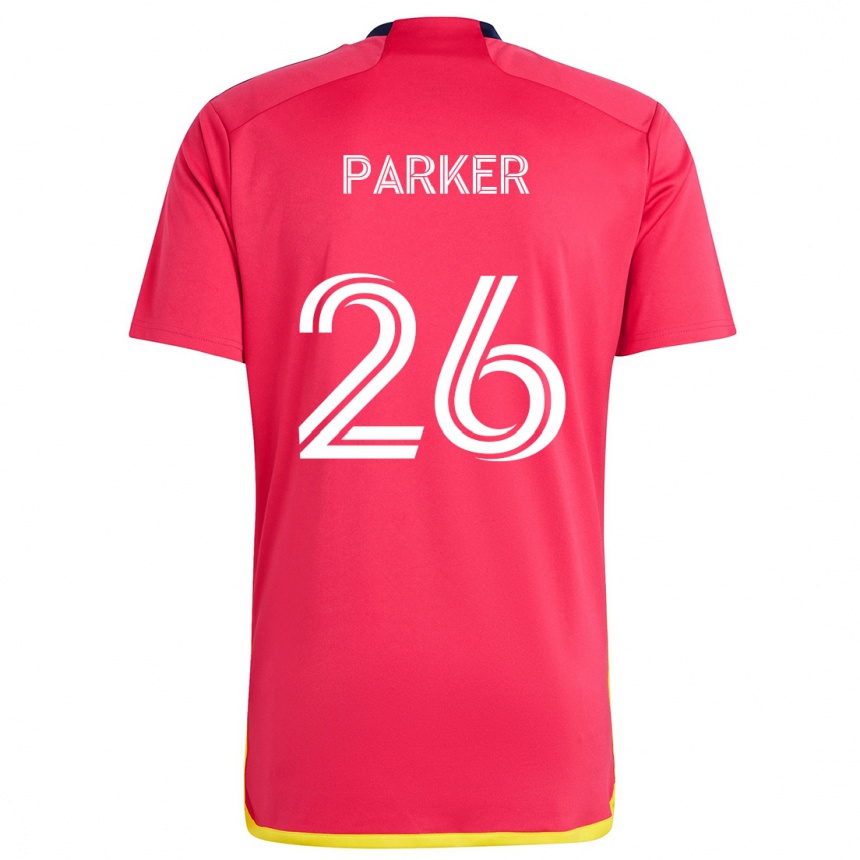 Kids Football Tim Parker #26 Red Blue Home Jersey 2024/25 T-Shirt Australia