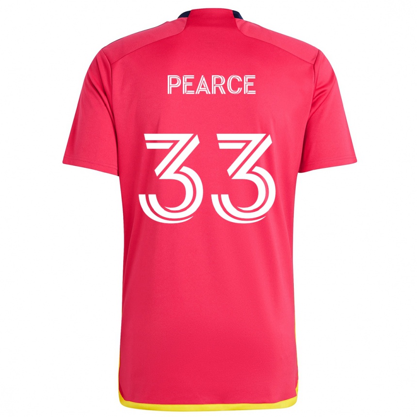 Kids Football Tyson Pearce #33 Red Blue Home Jersey 2024/25 T-Shirt Australia