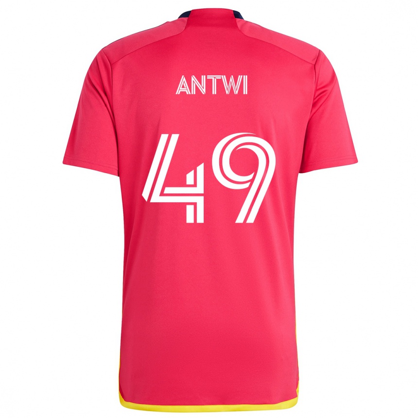 Kids Football Seth Antwi #49 Red Blue Home Jersey 2024/25 T-Shirt Australia