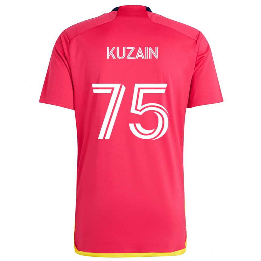 Kids Football Wan Kuzain #75 Red Blue Home Jersey 2024/25 T-Shirt Australia