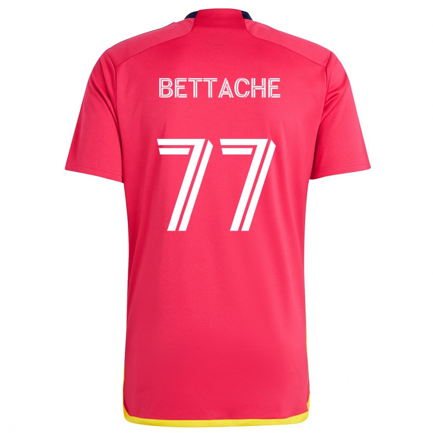 Kids Football Faysal Bettache #77 Red Blue Home Jersey 2024/25 T-Shirt Australia