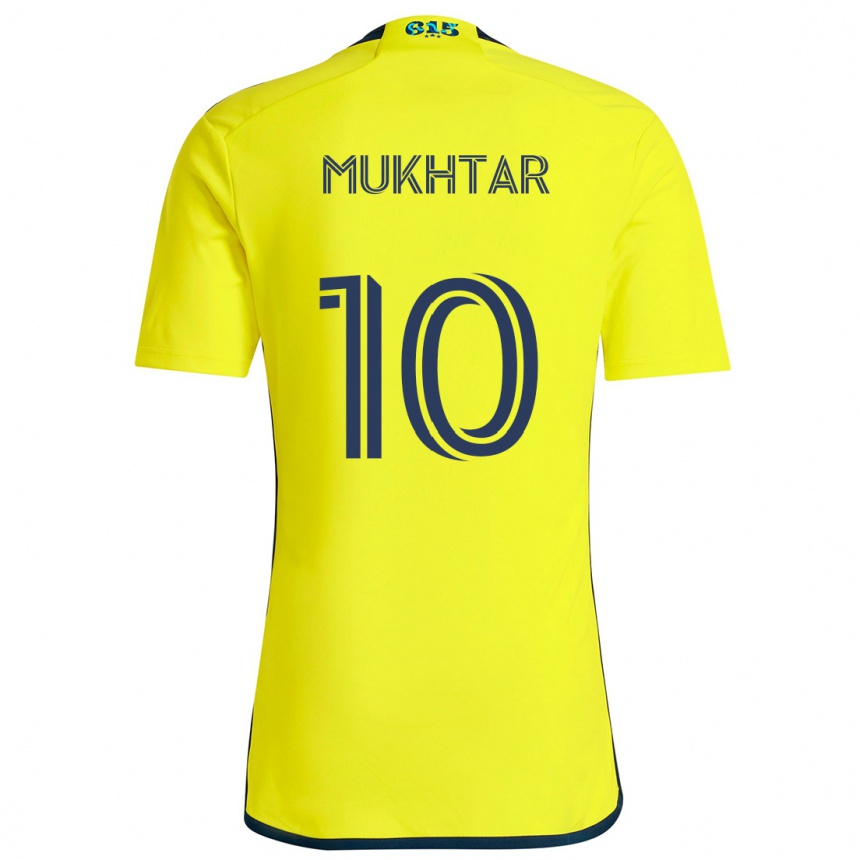 Kids Football Hany Mukhtar #10 Yellow Blue Home Jersey 2024/25 T-Shirt Australia