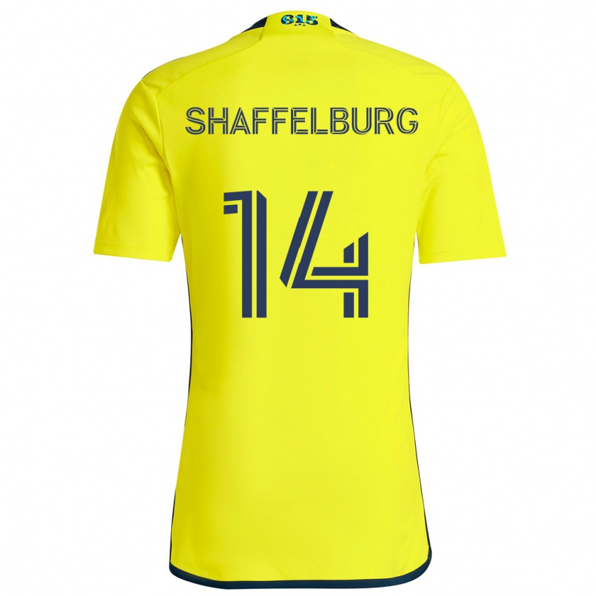 Kids Football Jacob Shaffelburg #14 Yellow Blue Home Jersey 2024/25 T-Shirt Australia