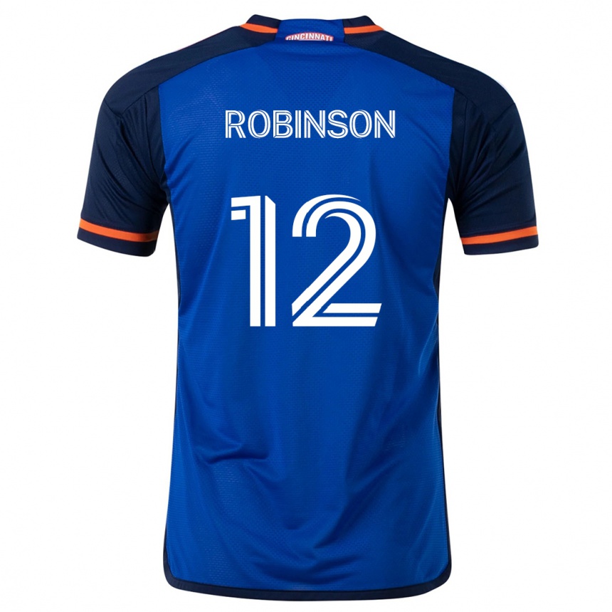 Kids Football Miles Robinson #12 Blue White Home Jersey 2024/25 T-Shirt Australia